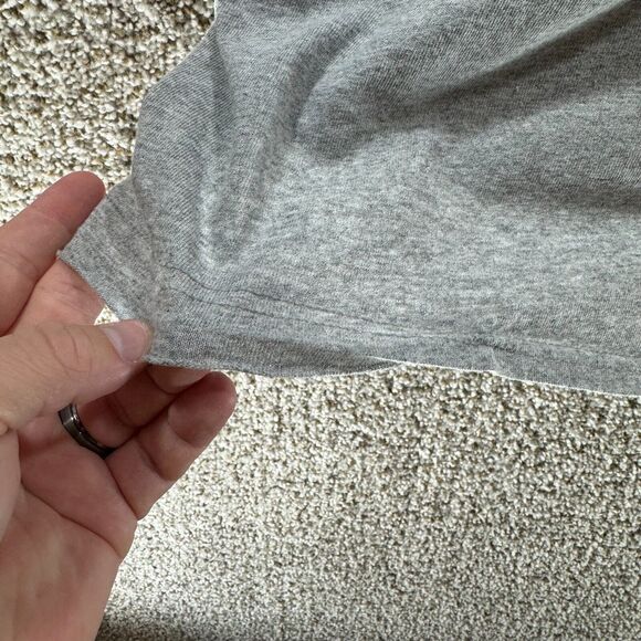 Vintage Betty Boop Shirt Mens Medium Gray Short Sleeve Graphic Print Y2K Casual - Picture 7 of 12